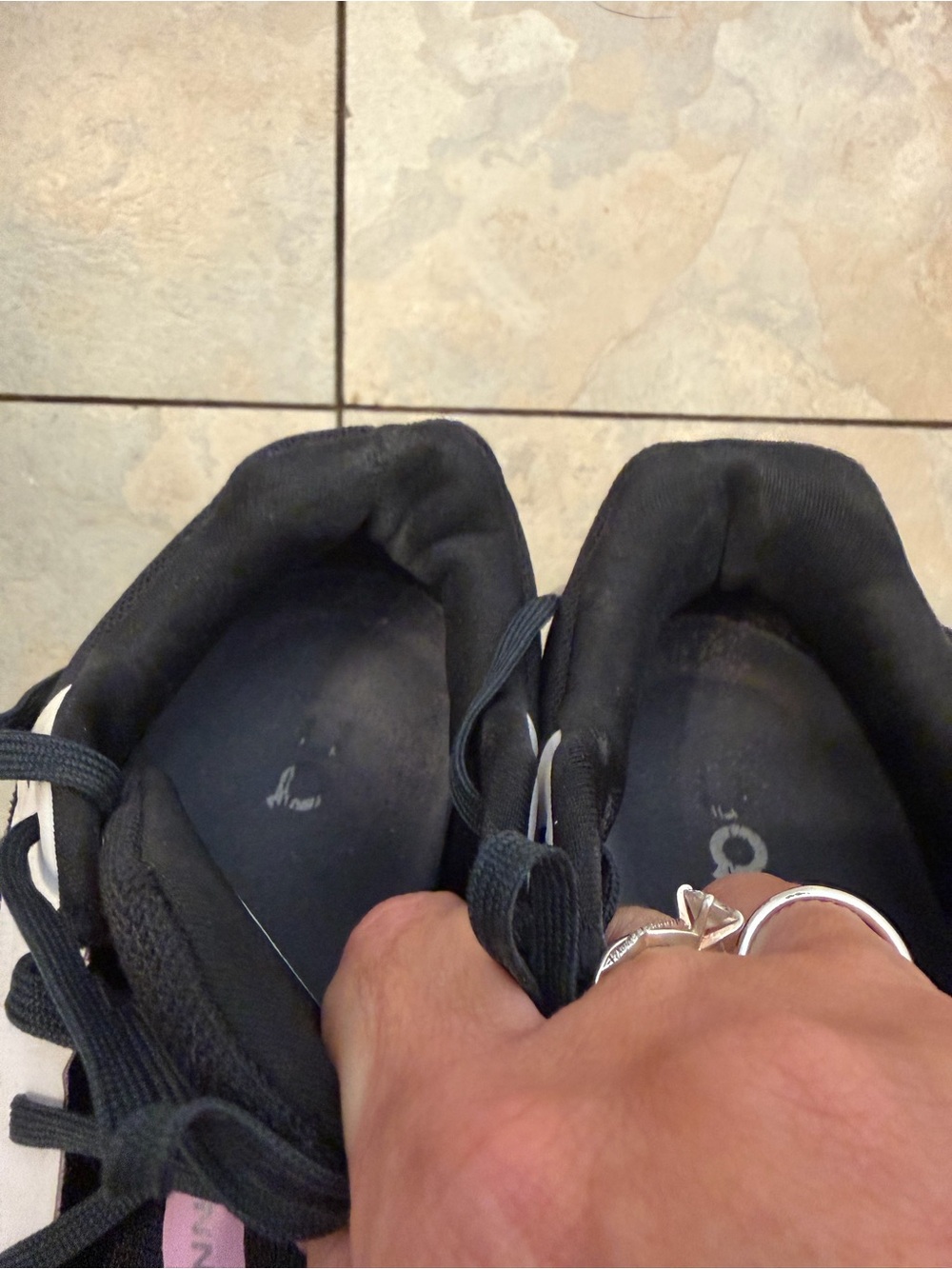 On Running Women's Sneakers in White, Black & Lavender - Picture 7 of 7